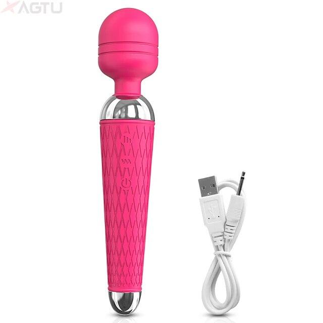 20 Speeds Powerful AV Vibrator Magic-Wand Clitoris Stimulator Sex Toys for Women G Spot Massager Adult Female Erotic Product
