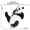 Children's Giant Panda and Cub Toy Set - Wild Animal Figure Model Ornament