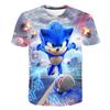New Summer Cartoon 3D Print T-Shirt Quick Drying Short Sleeve Fashionable Boys' Girls' Tops