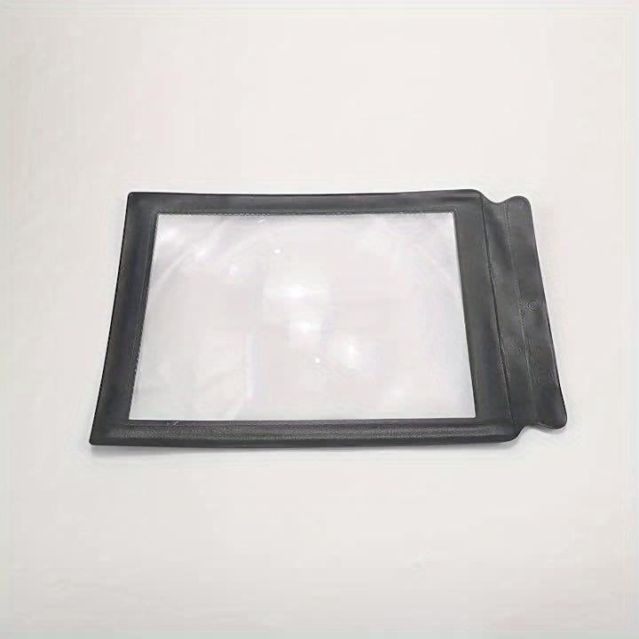 A4 Full Page Magnifying Glass No Battery Needed Portable Magnifier with Large Viewing Area for Reading, Crafting, Medical Charts for Elderly