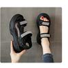 Women's Rhinestone Platform Sandals Non-Slip Thick Sole Open Toe Sandals for Casual & Party Wear