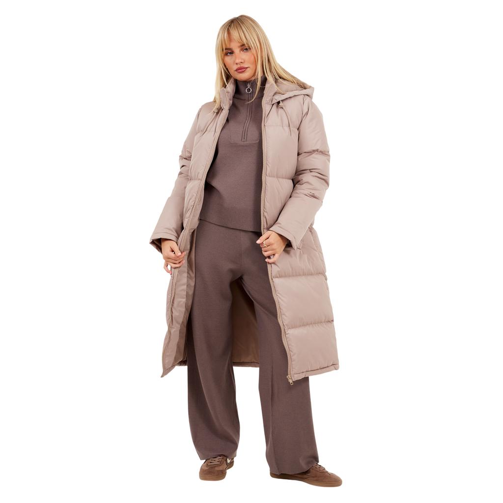 BRAVE SOUL Womens/Ladies Long Length Padded Jacket