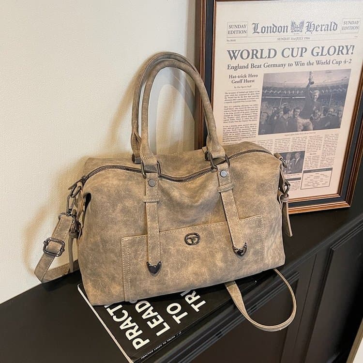 Retro old tote bag women's messenger bag