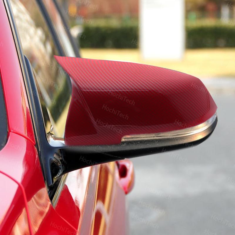 Side Wing Modified Excellent Car Styling Rearview Carbon Fiber Pattern Mirror Cover Caps For BMW F32 F33 F36 X1 E84 F87 M2