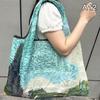 Bag Foldable Shopping Bag Reusable Grocery Storage Bag Nylon Portable Shoulder Handbag Travel Tote Bag
