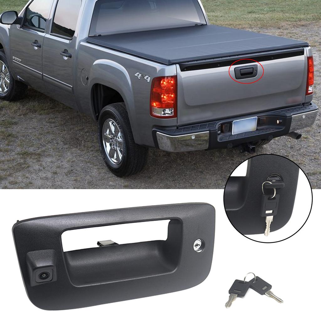 CCD AHD Pickup Tailgate Handle Reverse Camera With Lock and Key for Chevrolet Silverado GMC Sierra 1500 2500 3500 2007-2013