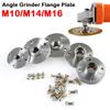 Round Plate Angle Grinder Flange Plate M10/M14/M16 Cutting Disc Flange Angle Grinder Accessories
