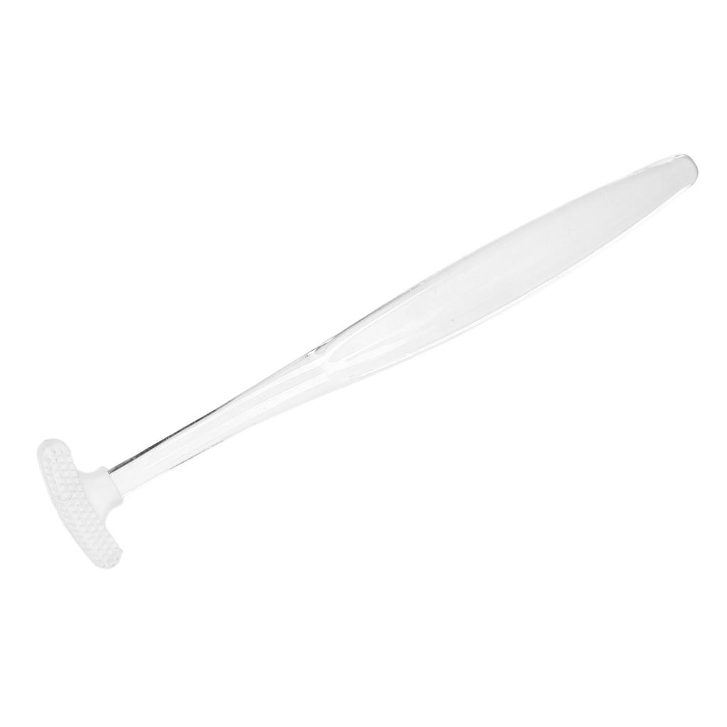 Tongue Brush Silicone Portable Freshen Breath Tongue Scraper Cleaner for Oral Care White Transparent