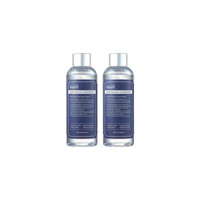Geschmeidige Vorbereitung Unparfümierter Toner Duo (180ml+180ml)