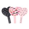 High Definition Handheld Heart-shaped Eyelash Mirror Eyelash Inspection Mirror Makeup Gadgets Vanity Mirror Girl Gifts