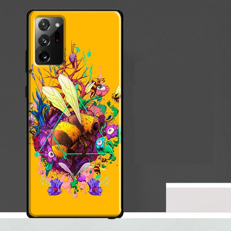 Bienen Kunst Hülle Für Samsung Galaxy S25 Ultra S23 S22 S21 S24 Ultra S9 S10 S20 Plus S25 FE Handyhülle