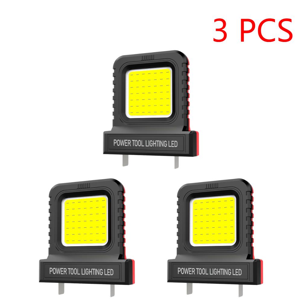1-10PCS Power Tool Accessories LED Work Light for Makita for Milwaukee for Dewalt for Dayi Lomvum Zhipu 20V-21V Lithium Battery