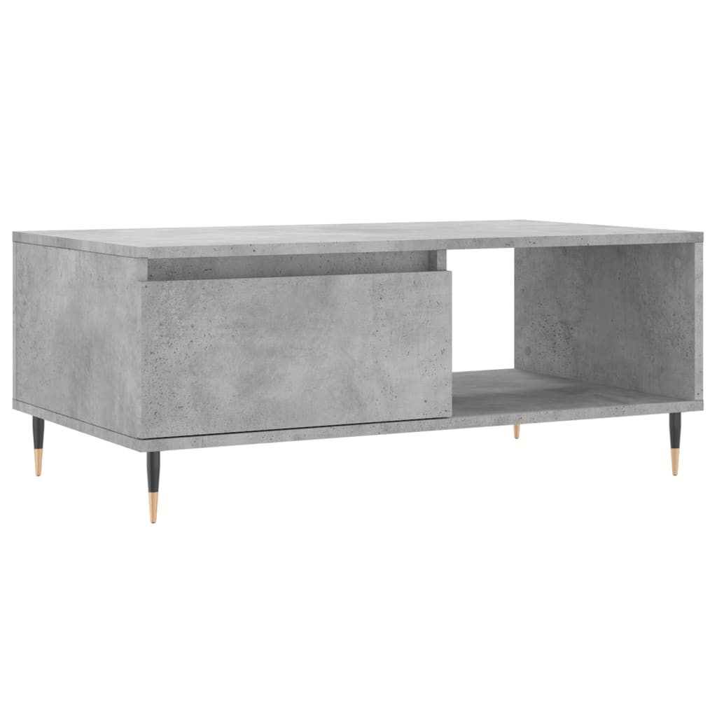  Coffee Table, Concrete Grey, 90x50x36.5 Cm