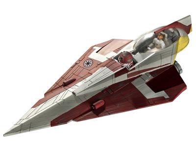 Německý Revell Star Wars Jedi Starfighter Verze Clone Wars R06666 Plastikový Model Obi-Wanův