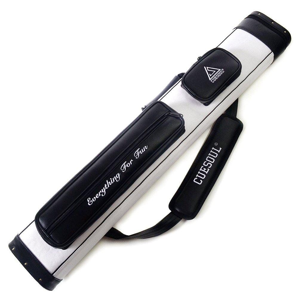 

CUESOUL Soocoo Series 2x4 Hard Pool Cue Case - Holds 2 Butts and 4 Shafts (4 Case Colors Available) (CSCC-R213)