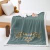 Ethnic pattern 2D digital printing thickened lamb wool crystal fleece blanket blanket