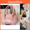 2024 New Korean Style Chic Small Shoulder Bag Pu Material Bowling Bag Women