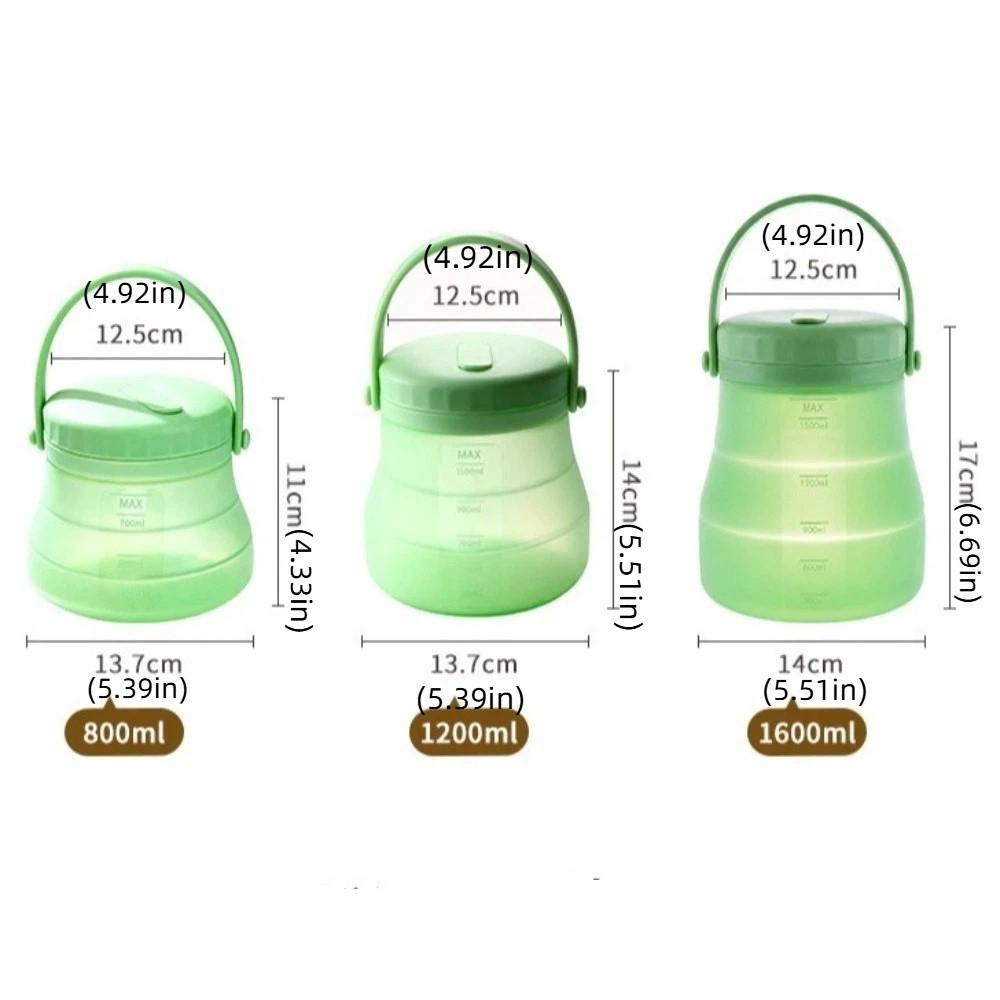 Leak-Proof Fresh Keeping Bucket 800/1200/1500ml Cold Drink Ice Bucket  Refrigerator
