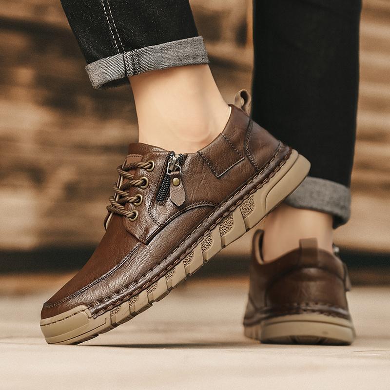 Handmade Men Shoes Casual Leather Shoes For Men Loafers Moccasins Men Flats Shoes Driving Shoes