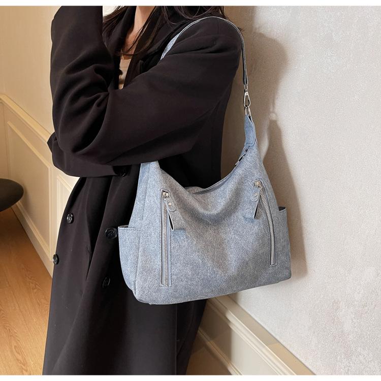 

Maillard retro large-capacity bag women s 2025 new trendy fashion tote bag niche texture portable commuter bag