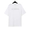 Unisex Oversized Cotton T-Shirt With Bold Letter Print Vintage Washed Loose Fit Casual Tee