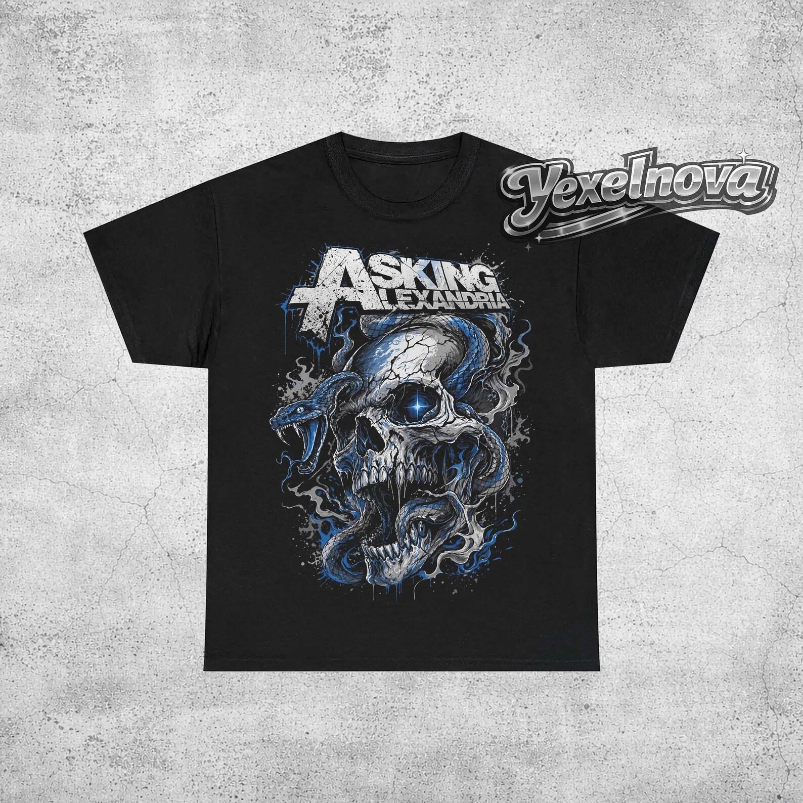 Asking Alexandria Reckless Relentless Album T-Shirt – Metal Band Merch 2XL