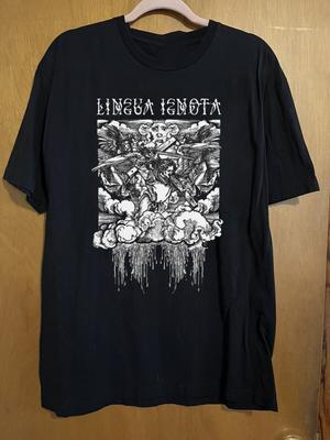 LINGUA IGNOTA Angel Tur Unisex Tişört Tam Beden S'den 5XL'ye Unisex Tişört