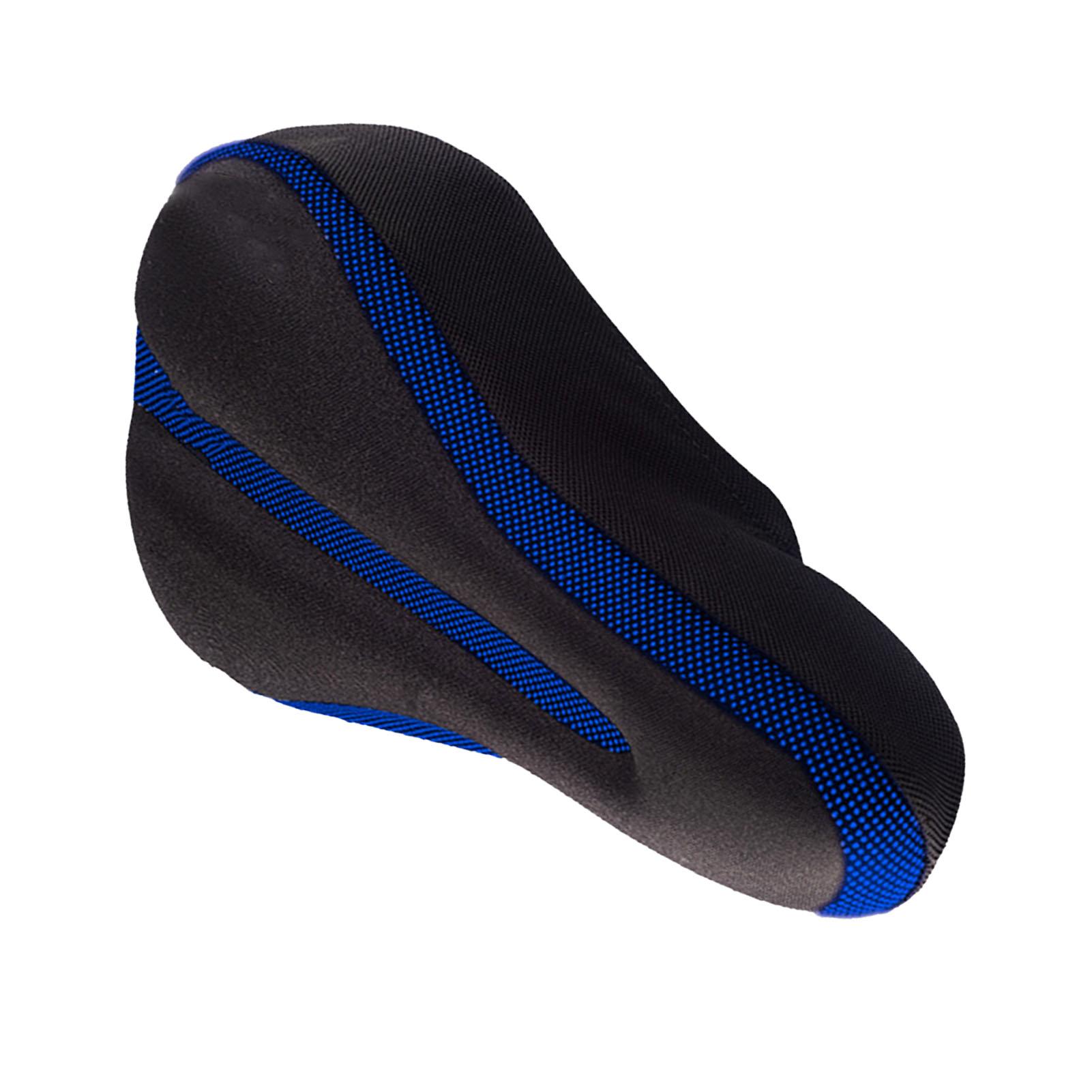 

Bike Seat Cushion Breathable Bike Saddle Cover Slipproof Comfortable for Mountain Bike Blue синій