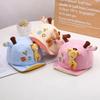 Cartoon Giraffe Baby Baseball Cap Cute Cotton Soft Brim Infant Sun Hat Summer Kids Boy Girl Duck Tongue Hats