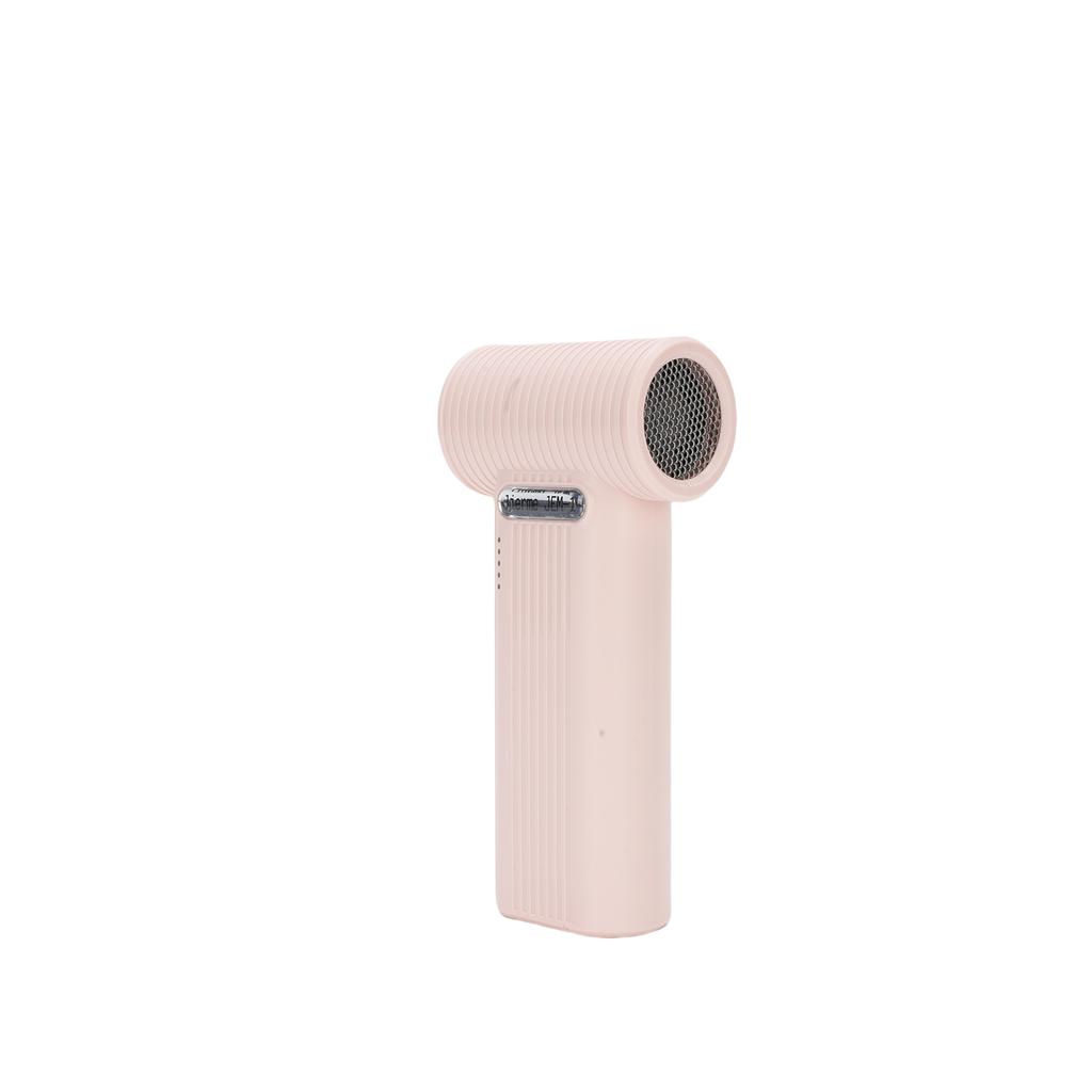 Small Turbo Fan With 5 Speeds Pocket Portable USB Rechargeable Handheld Fans for Outdoors Travel