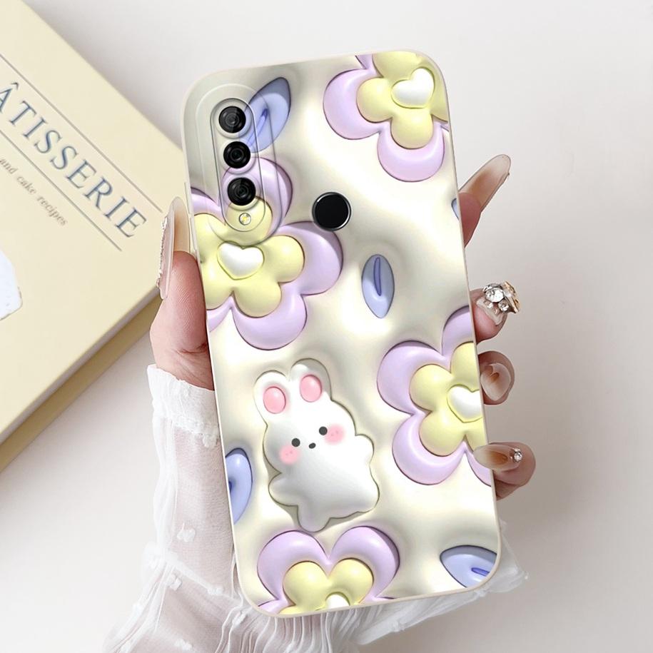 For Huawei P30 Lite Case MAR-LX1A MAR-LX2 Cover Cute Panda Rabbit Soft Silicone Phone Case For Huawei P30Lite Nova 4e Fundas New