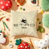 Light Luxury Fashion EETROo Cushion Cover Plush Fabric Soft DoubleSided Printed Sofa Warm Winter Home Gift Pillow Cover