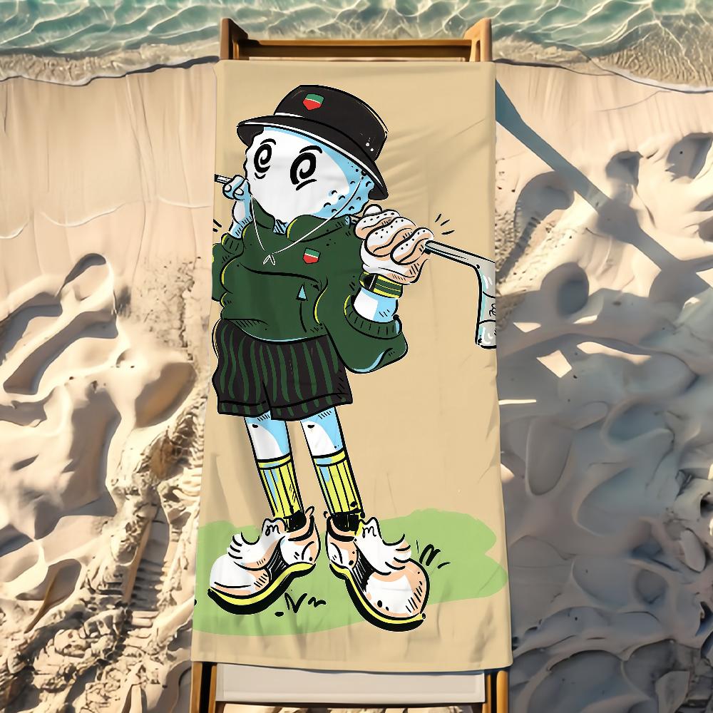 Marca M-Malbon Asciugamano Spiaggia Doccia Bagno Viaggio G-Pallina da Golf Leggero Delicato sulla Pelle per Piscina Campeggio Crociera Estate