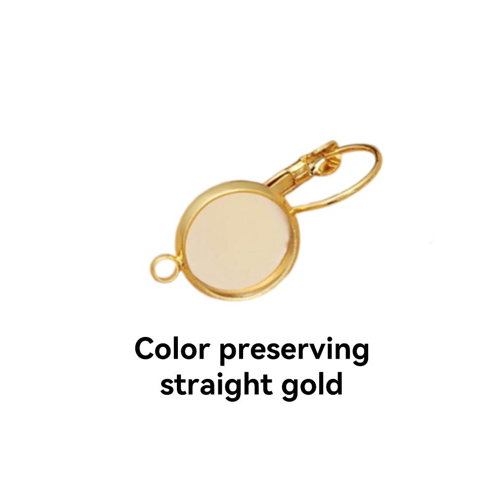 Copper Earring Setting Earrings Blank Base Jewelry Replacement Making Finding for Homemade Professional