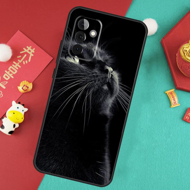 

Черный кот Сверкающие глаза Чехол Для Samsung Galaxy A17 A55 A35 A15 A32 A52 A13 A33 A53 A14 A34 A54 A06 A16 A26 A36 A56 Samsung A06