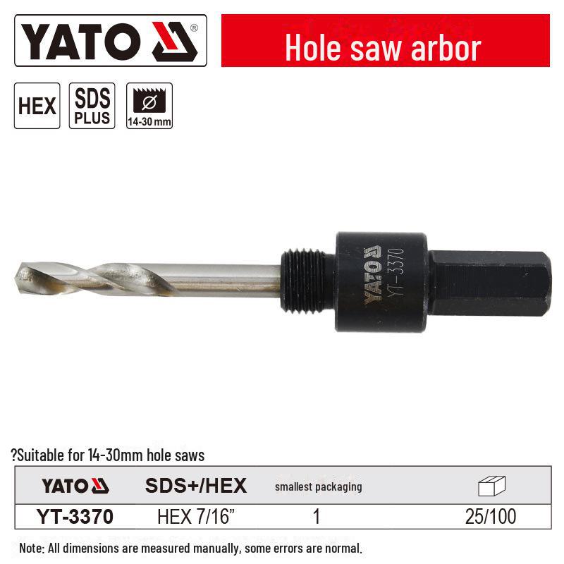 Yiertuo Bimetall Holzbearbeitungs-Lochsägenbohrer 14-30mm, 1/2 Zoll