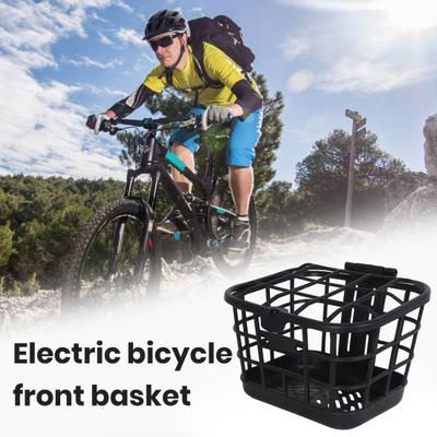 Bicycle Front Basket Large Capacity Strong Load-bearing Easy Installation Scooter Bike Basket Replacement Part Bike Supplies