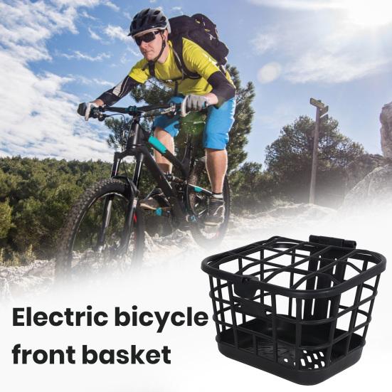 Bicycle Front Basket Large Capacity Strong Load-bearing Easy Installation Scooter Bike Basket Replacement Part Bike Supplies