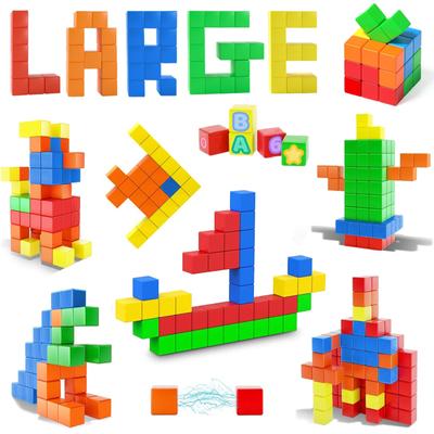 Magnetická kostka HIWO Magnetická kostka kostka 58ks 30mm 3D puzzle Stavebnice Vzdělávací hračka 3D hračka Tvar Matematická kostka Magnet Trénink mozku Brzy