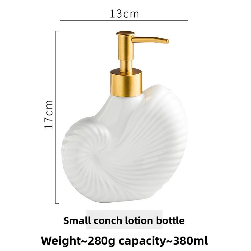 Nordic Ceramic Bottle Set for Shampoo Conditioner Soap Lotion Hotel Bathroom Accessories