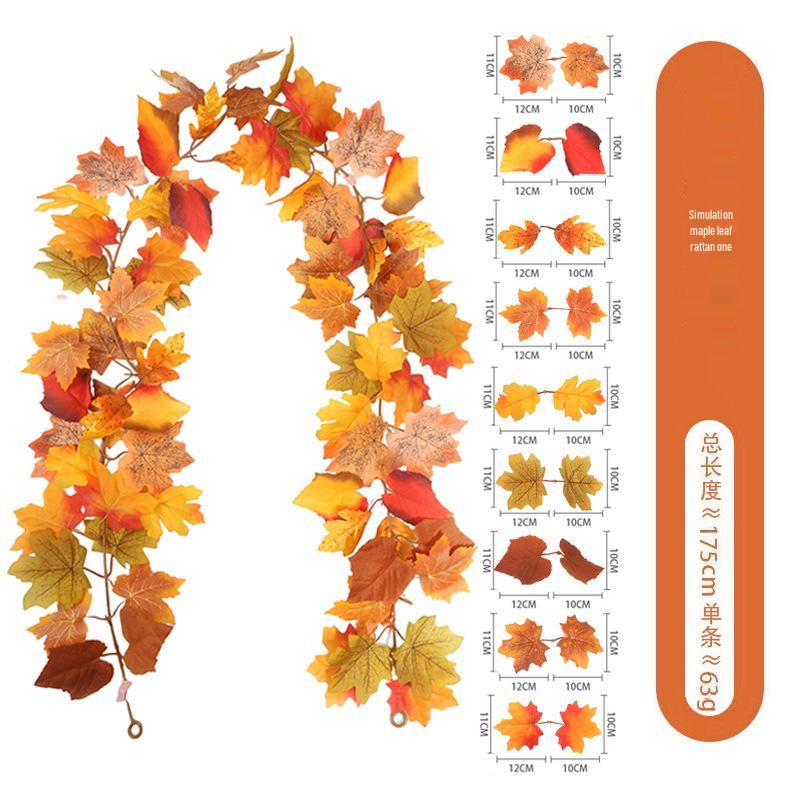 Skladem Podzimní a Halloweenská dekorace z javorových listů pro Vánoce a Den díkůvzdání