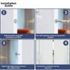 Round Magnetic Lock for Furniture Closer for Furniture Hardware Magnetic Door Catch