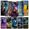 Starry Night Van Gogh Phone Case For Xiaomi Redmi Note 14 13 5G 10 11 12 Pro Plus 4G 14C 13C 12C 10C Black Cover