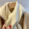Keep Warm Knitted Scarf Stripe Pattern Long Scarf New Warm Scarves  Ladies
