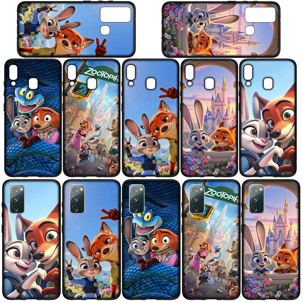 Phone Case for iPhone 17 16 15 Xiaomi Poco F8 F7 X7 X6 M8 C85 C75 C71 Redmi Note 14 13 11 12 Pro Max A4 14C 13C 15C Zootopia 2 Judy Nick Garys Cover