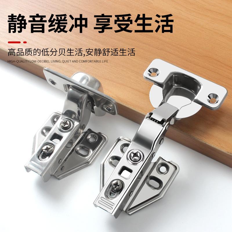 Soft Close Concealed Hinges 2/10 PCS - Full Overlay Face Frame Mount for Quiet Cabinet Doors, Complete Kit with Screws