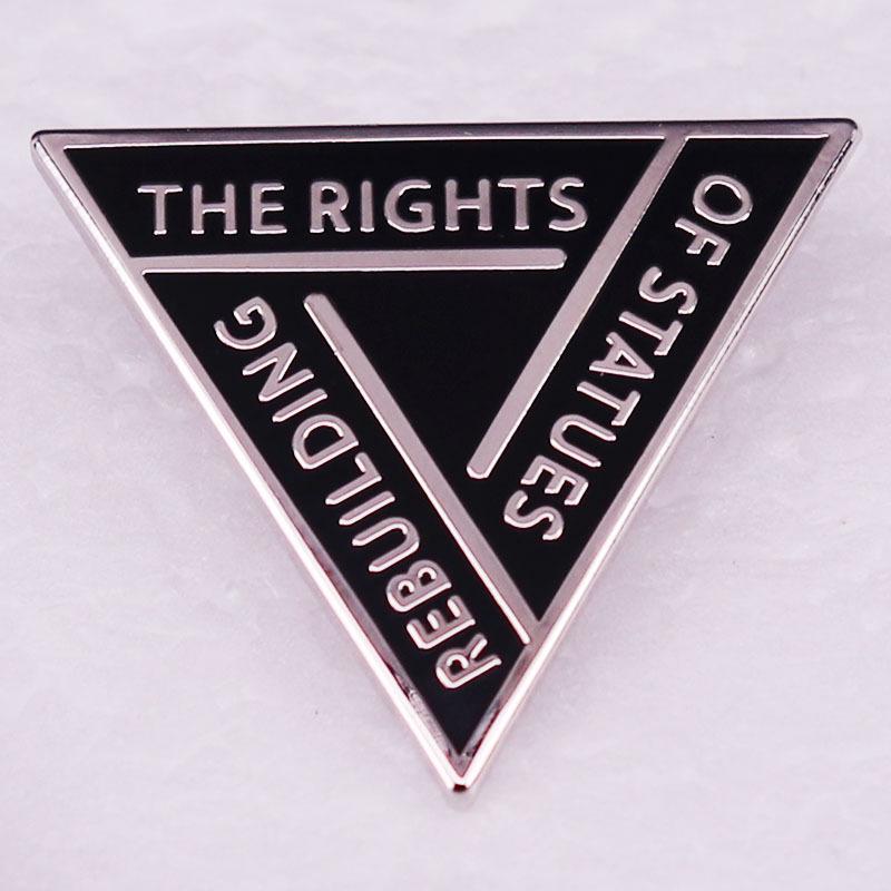 Rock Band Reimagined Rights Symbol Brooch Badge