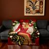 Sängerin M-Mariah C-Carey Merry Christmas Decke Super Warm Bequem Plüsch Überwurfdecke Kind Zuhause Sofa Schlafzimmer Geschenk