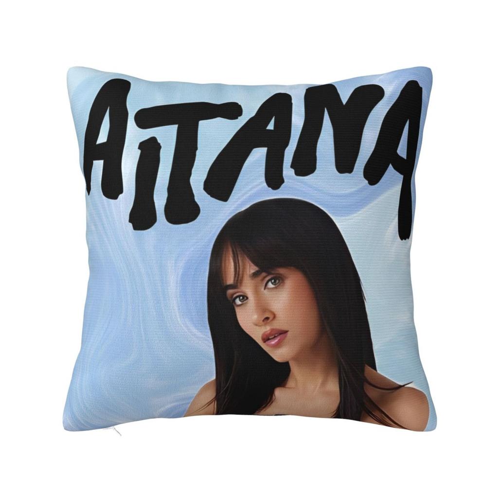 Singer Aitana Cuarto Azul Tour Pillow Covers Polyester Car Cushion Cover Creative Decorative Pillow Cover 45*45