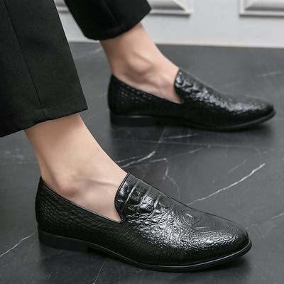 Fashion Men's Casual Shoes Slip On Leather Mens Classic Retro Loafers Moccasins Men Comfortable Outdoor Driving Flats Men Moccasins